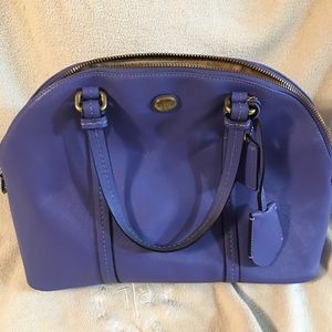 Beautiful purplish blue purse for Spring.